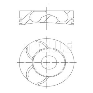 Piston MAHLE 022 01 00