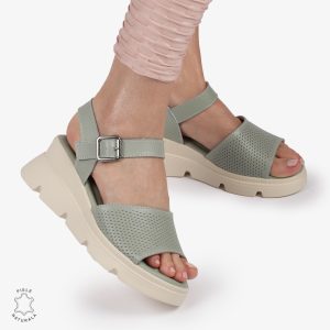 SAndale DAMA DIN PIELE NATURALA CU TALPA INALTA CRL1420 BARILLA
