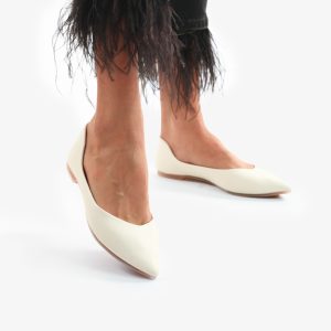 BALERINI Dama din Material Lycra CRL0762 ALB