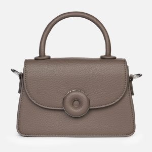 Geanta din piele ecologica cu detalii metalice și design sofisticat CRL1488